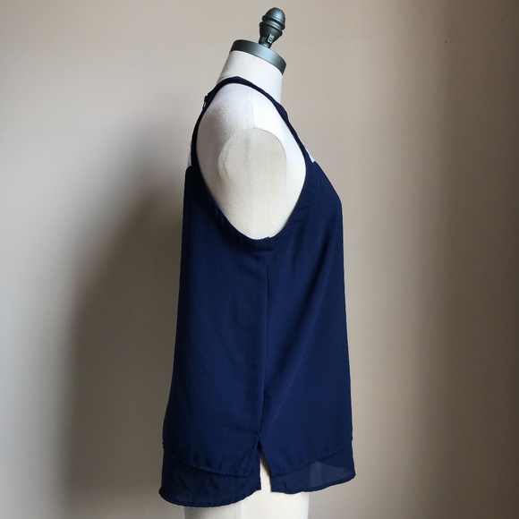 Blue Monteau Halter Tank - Picture 5 of 11